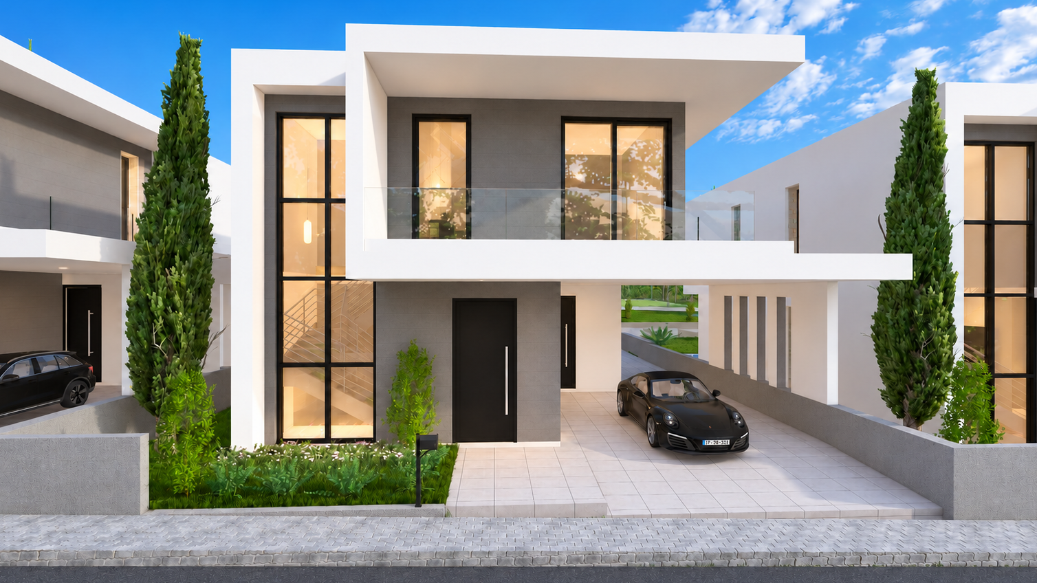 Villa A front view